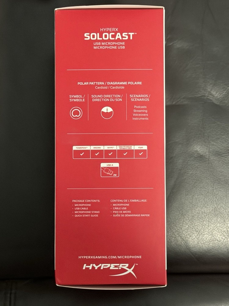 HyperX SoloCast USB Gaming Microphone - Black (4P5P8AA)
