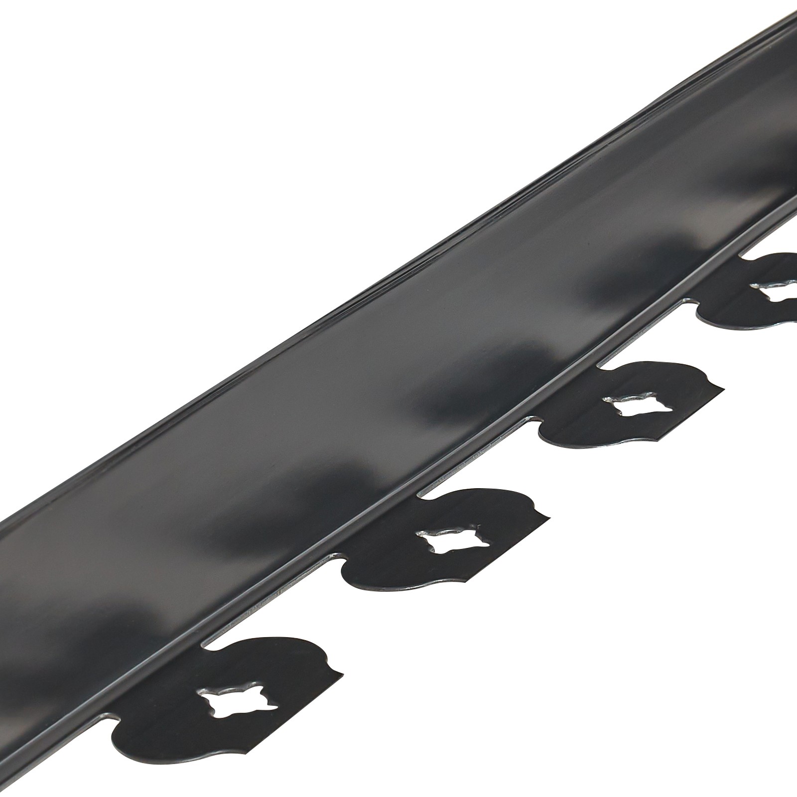 VEVOR Landscape Edging 100 ft x 1.5 in L-Shaped Plastic Garden Border No Dig