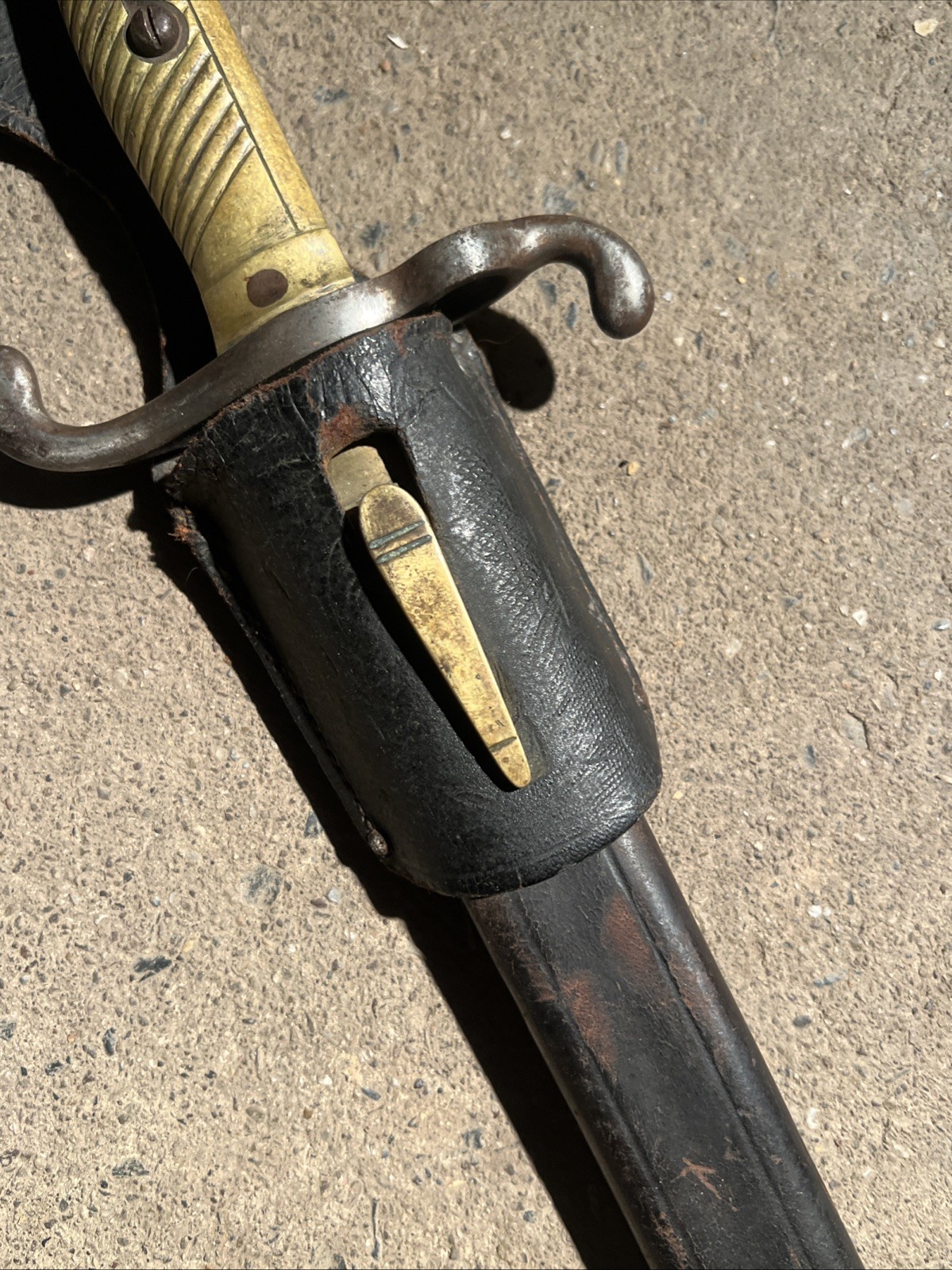 Imperial German 1871 Bayonet Complete With Frog (EE450