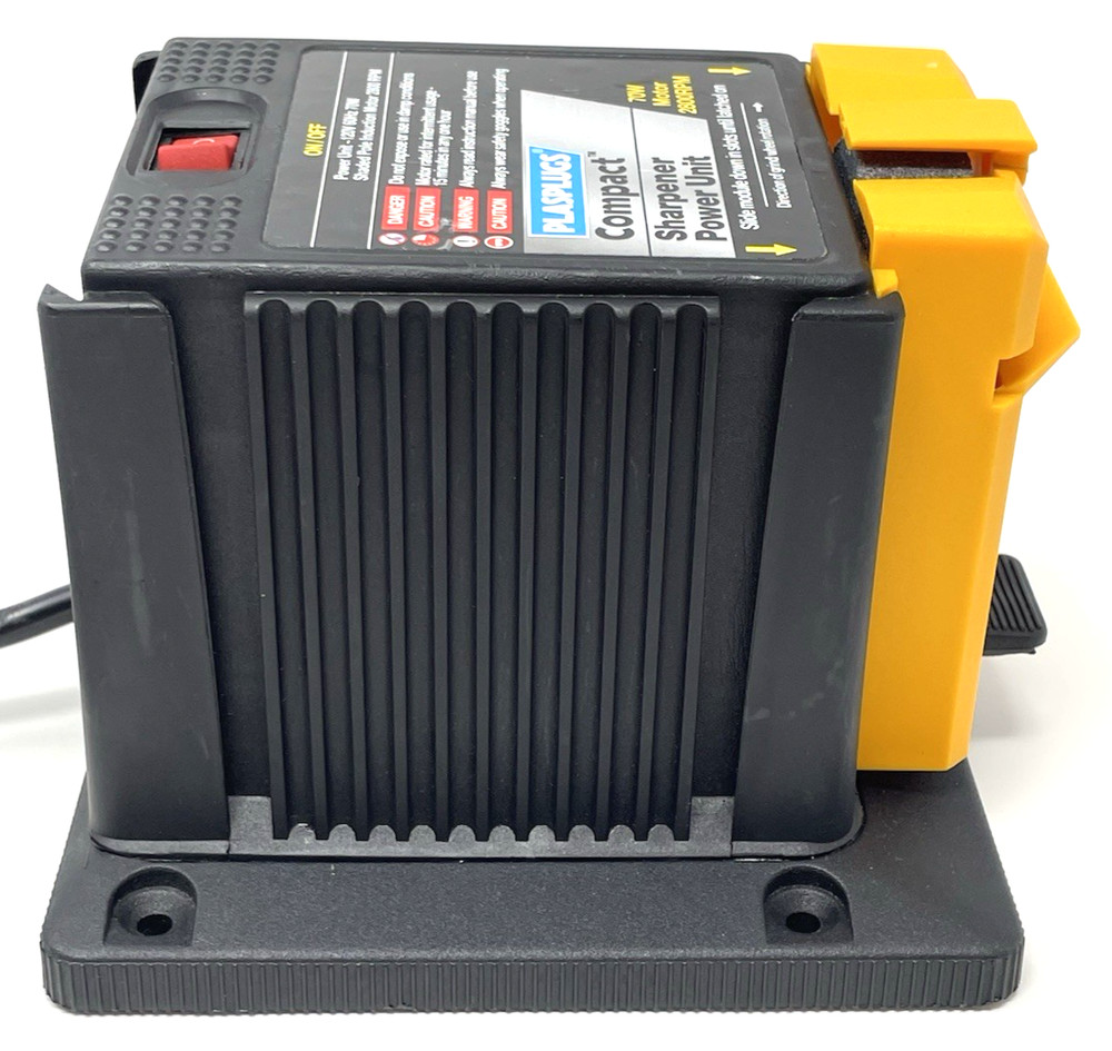 Plasplugs Compact Sharpener Power Unit for Knife & Scissors | Top Cond | Tested!