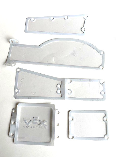 VEX Robotics Parts: Assorted Plastic Windows - 4 Pieces