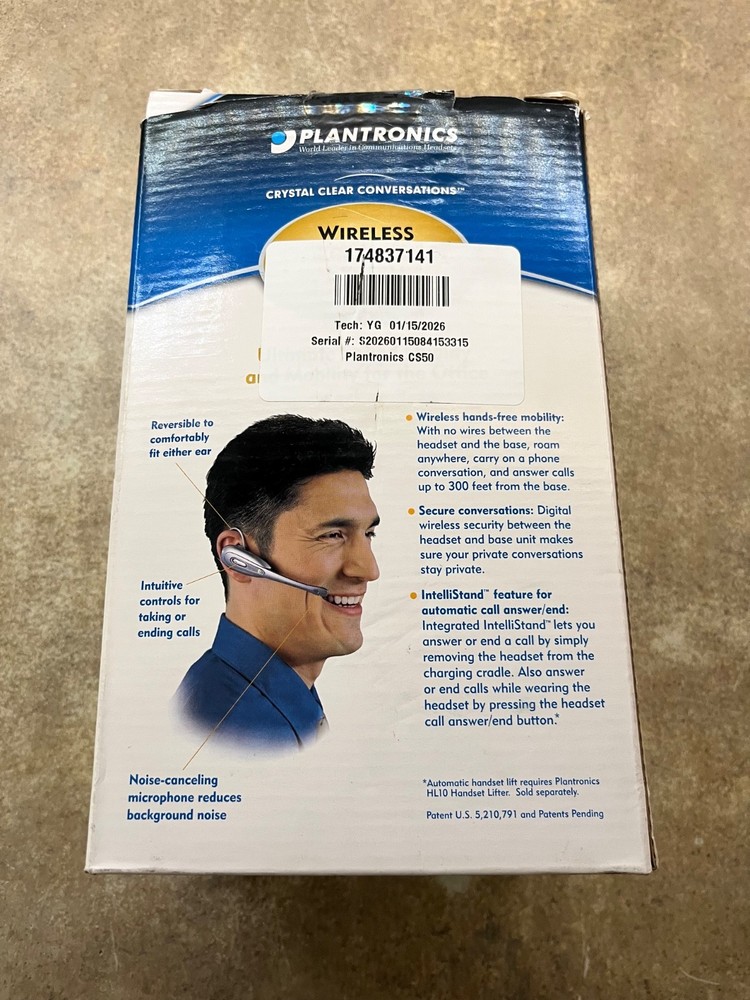 Plantronics CS50 Wireless Headset System