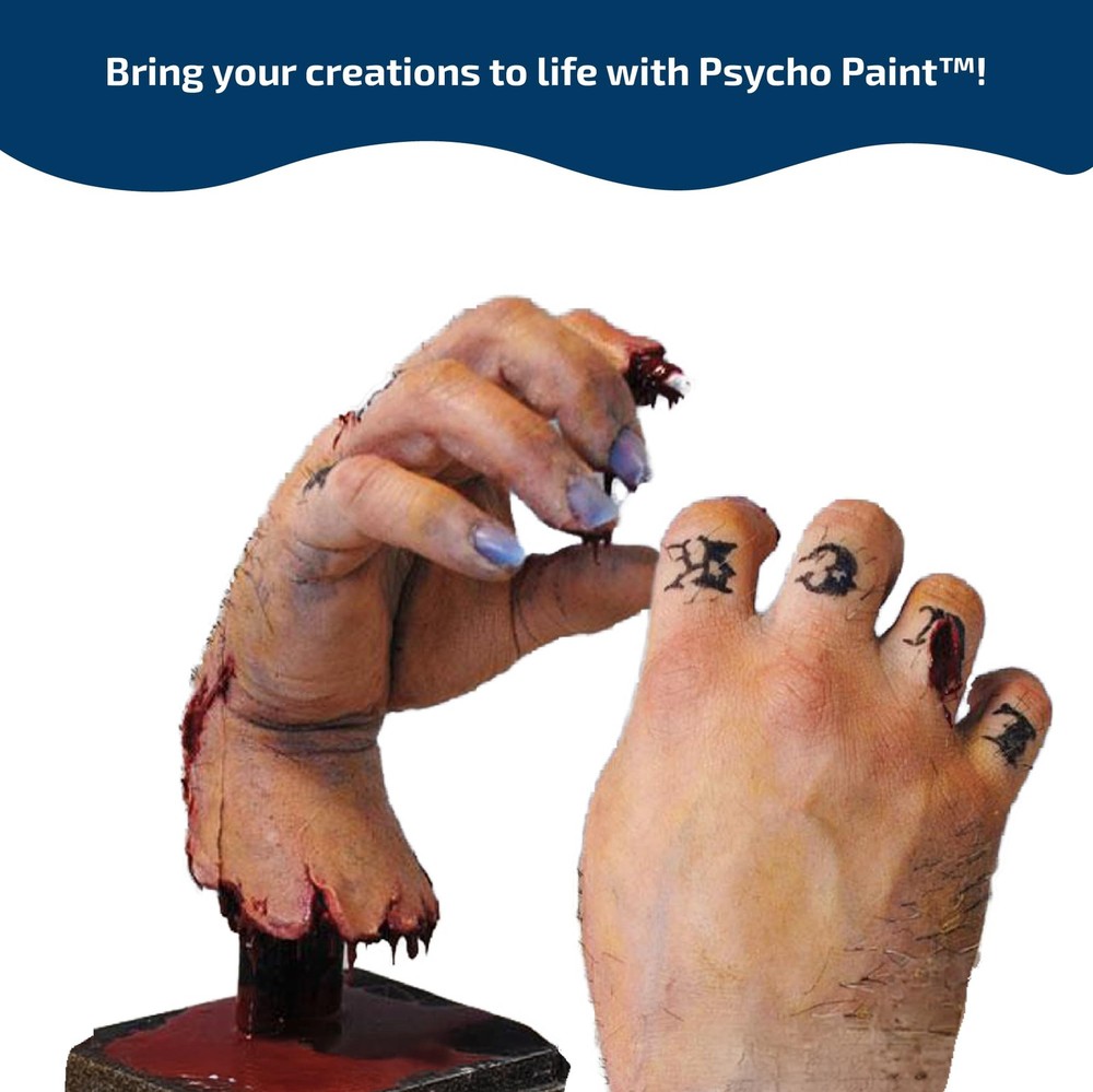 Psycho Paint Platinum Silicone Paint Base 8 Ounce Kit