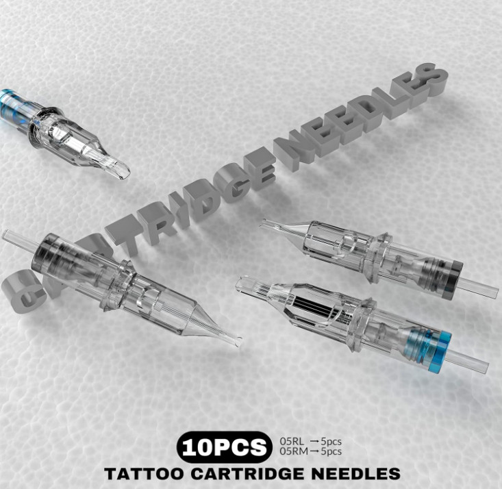 Kit de tatuaje completo con máquina eléctrica, tintas y agujas cartucho, Nuevo