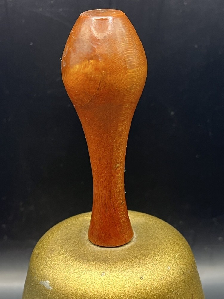 Metal Bell With Wood Handle
