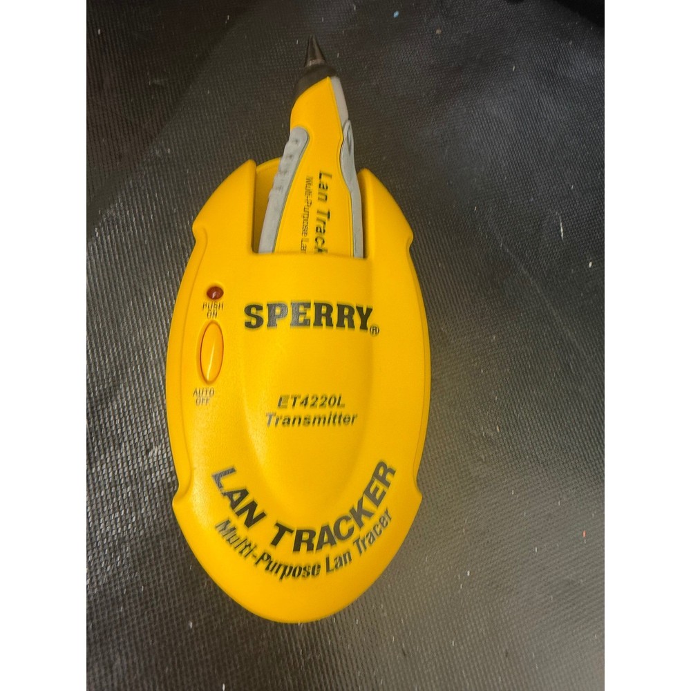 Sperry ET4220L Lan Tracker Multi-Purpose Lan Tracer Transmitter Yellow