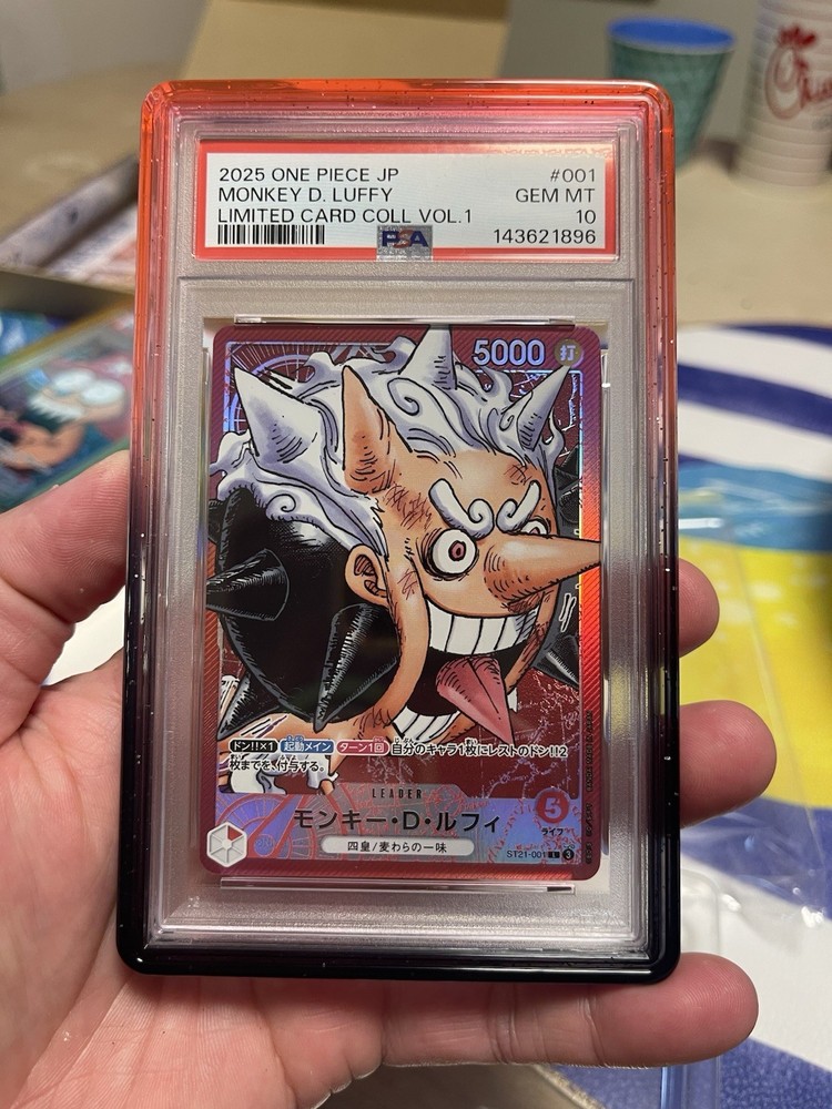 Custom PSA Style Graded Card Case Guard Protector Ember Edition Bumper