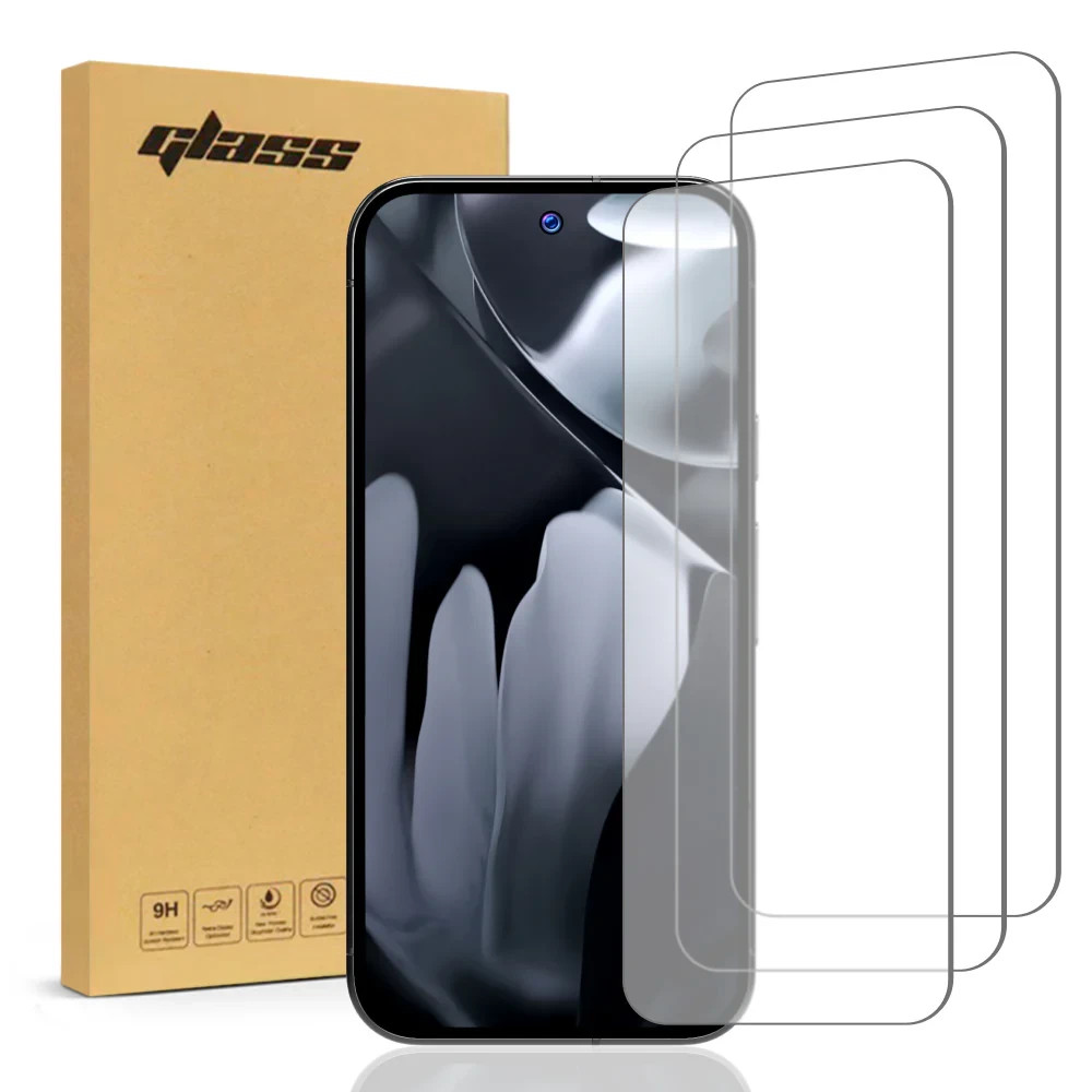 For Google Pixel 10 Pro XL 2.5D Tempered Glass Screen Protector (3 Per Pack)