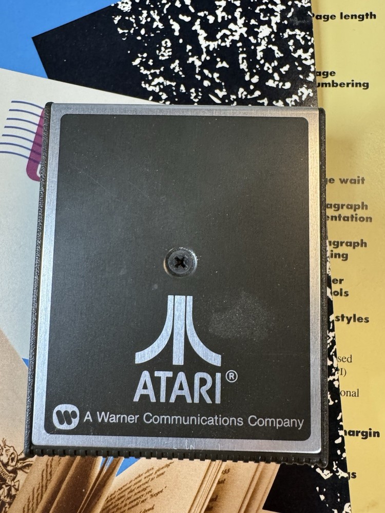 Atariwriter - A Word Processor for Atari 400/800, 1982 Complete In Box w/Manual