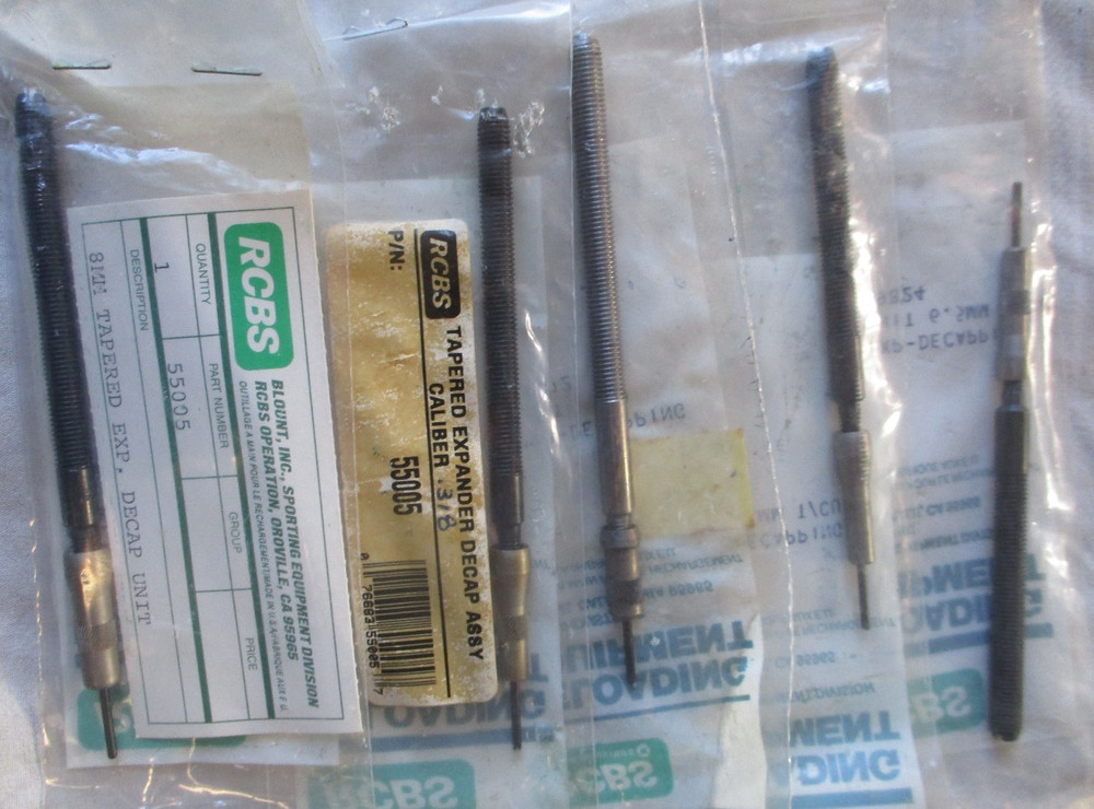 RCBS Expander Decapping Unit Various