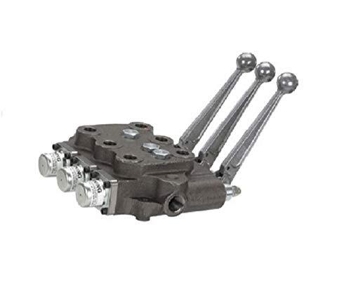 Hydraulic Triple Spool 2nd Spool 3-Way 3-Position 1st & 3rd Spool w/ Float Open