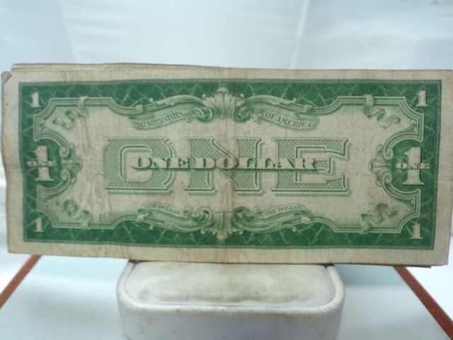 1934 $1 Silver Certificate Funny Back Note Blue Seal Banknote