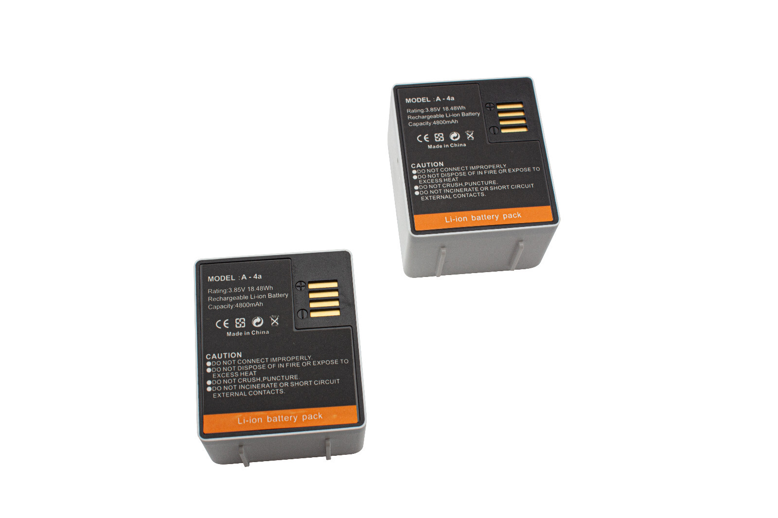 2-Pack Battery & LCD Dual Charger for Arlo Ultra, Ultra 2, Arlo Pro 3, Arlo Pro4