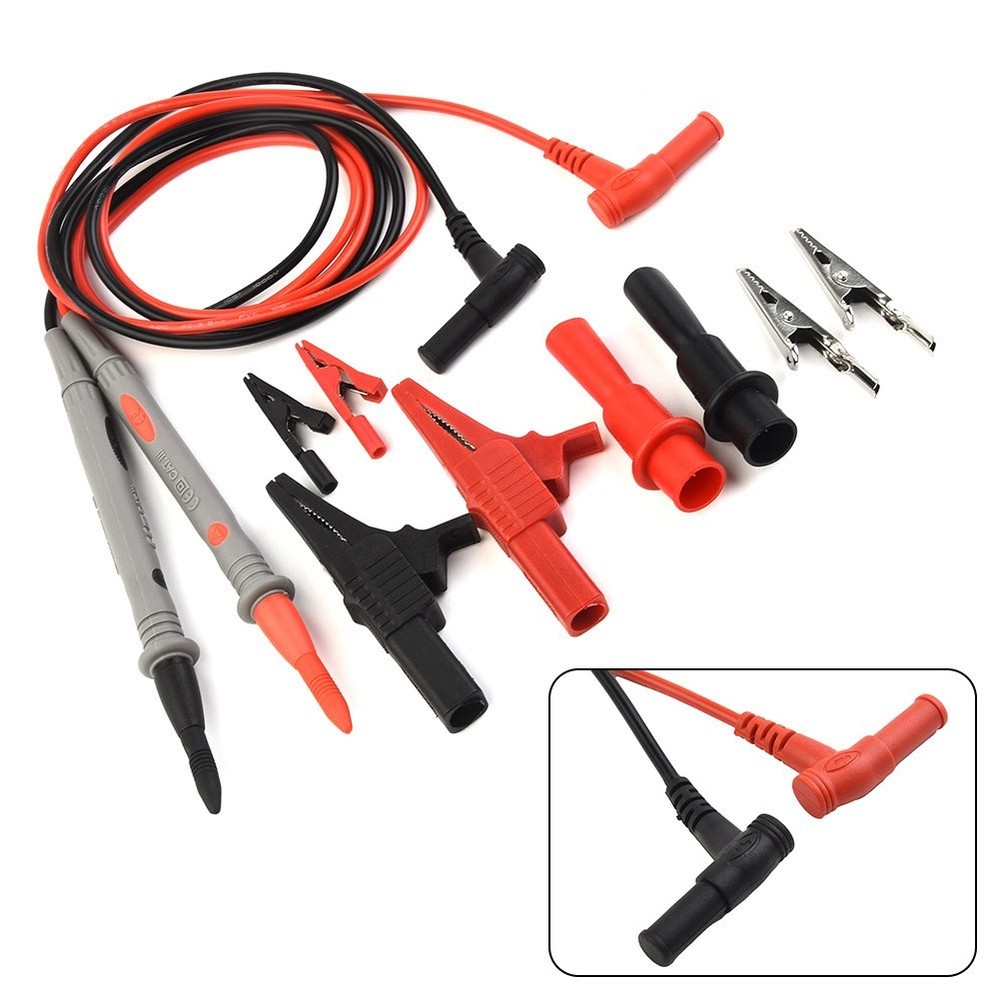 1000V 10A Digital Multimeter Leads Probes Test Clips Volt Meter Cable