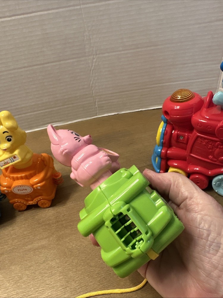 VTech Connect & Sing Animal Train Musical Instruments Toddler Pull Toy TESTED