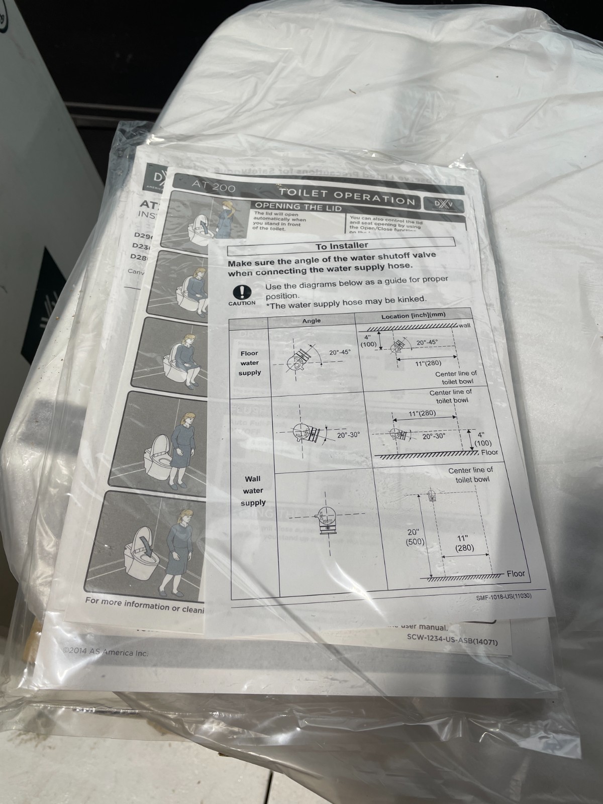 DXV AT200 SpaLet Seat/Body Unit – D28000AS416-415 (Canvas White) – New in Box