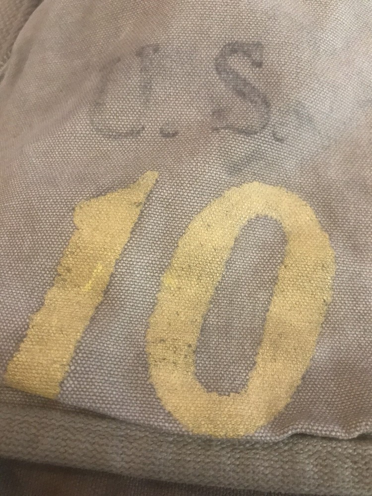 WWII US Army M1941 10th Mountain Division Backpack Rucksack & Frame w/10 on Face