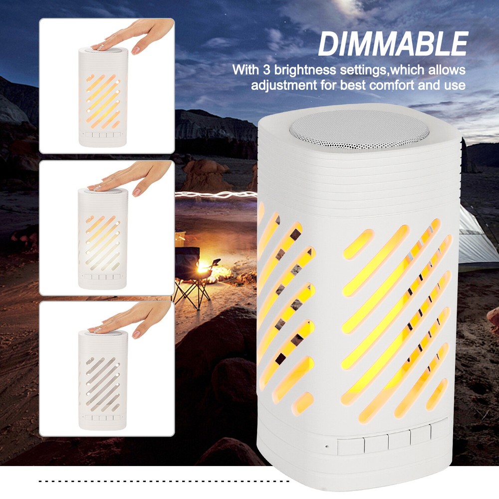 Smart LED Lamp Bluetooth Speaker Touch Wireless Camping Lamp Dimmable Charging