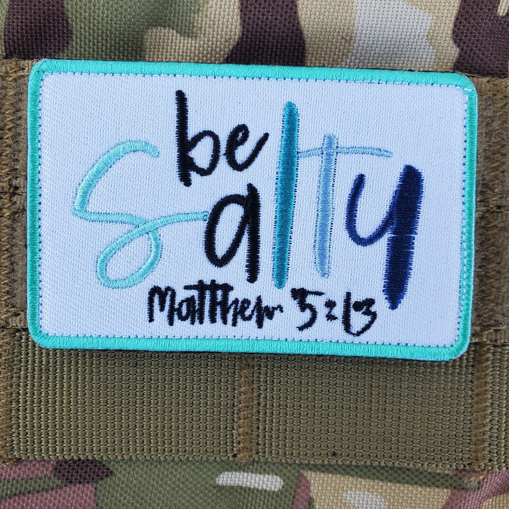 BE SALTY Tactical Morale Patch Hook and Loop