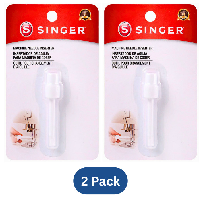 SINGER 00798 Sewing Machine Needle Inserter Tool 2 Pack Universal
