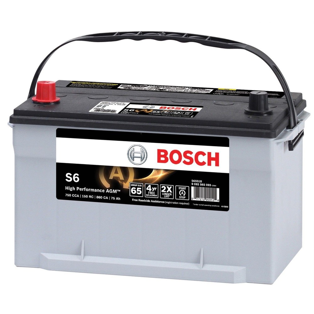 Bosch S6551B Bosch High Performance Starter Battery