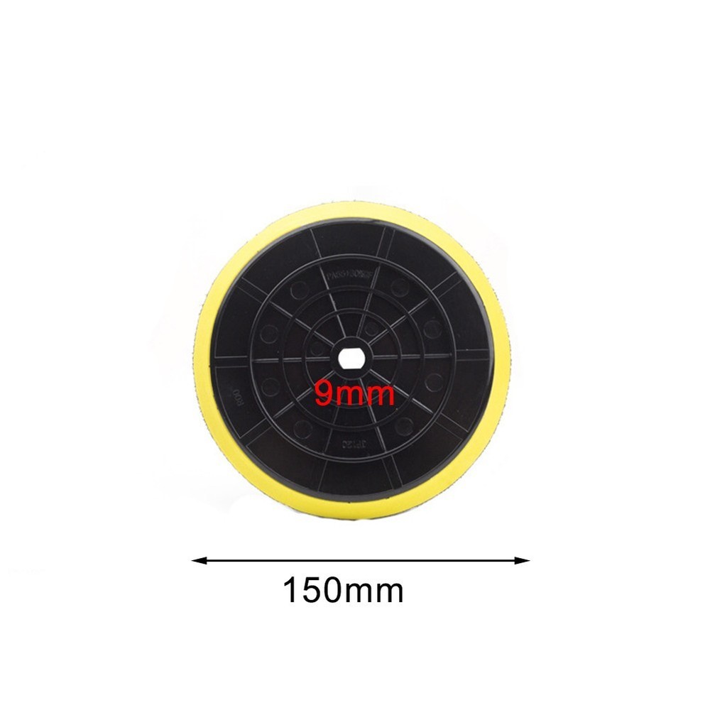 2 Pack 6 Inch Buffer Pads Replacement Backing Discs for Cordless Tools