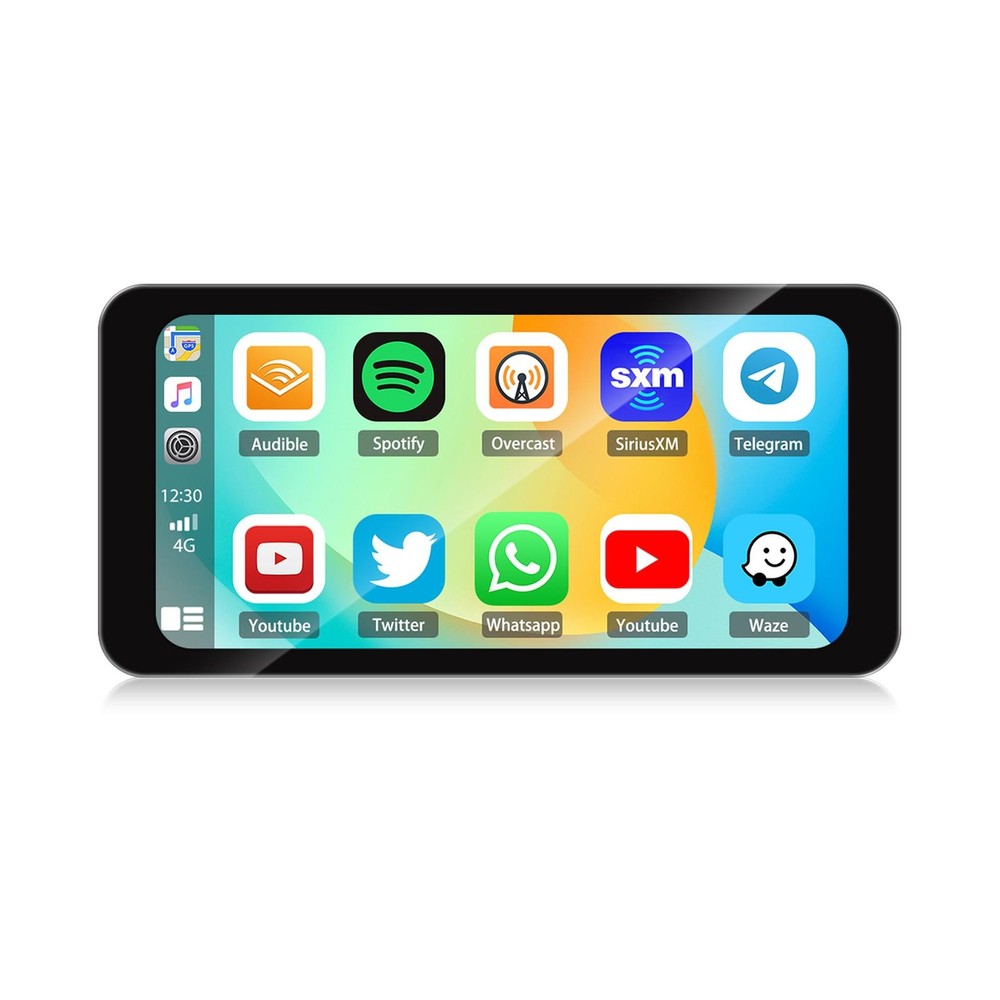 Motorcycle GPS Navigation Wireless Portable Carplay/Android Waterproof