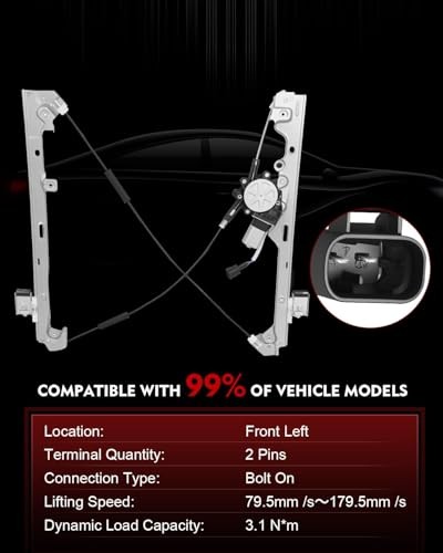 741-644 Power Window Regulator with Motor for:-Chevy Front Left Driver Side