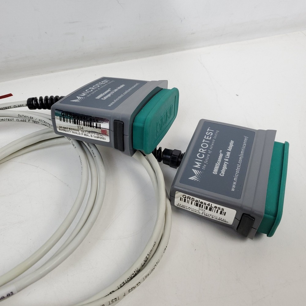 Microtest OMNIScanner 2 Cat6 Digital Cable Analyzer Certifier