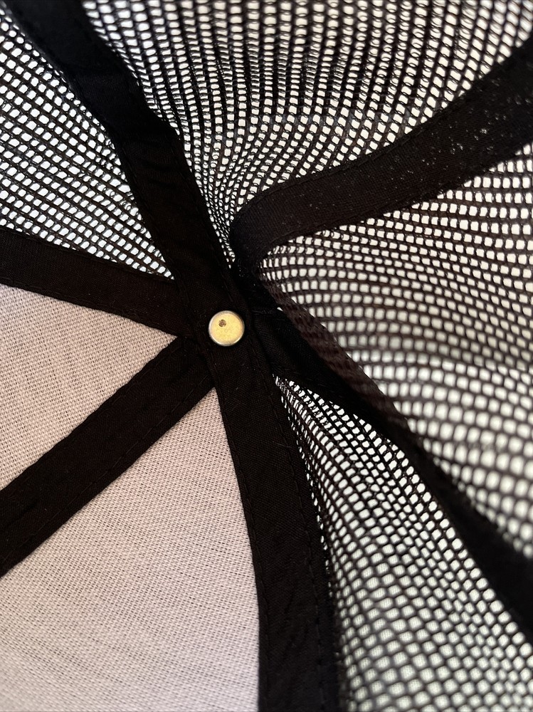 Dungeons & Dragons Baseball Cap Hat Black Snapback Mesh Embroidered