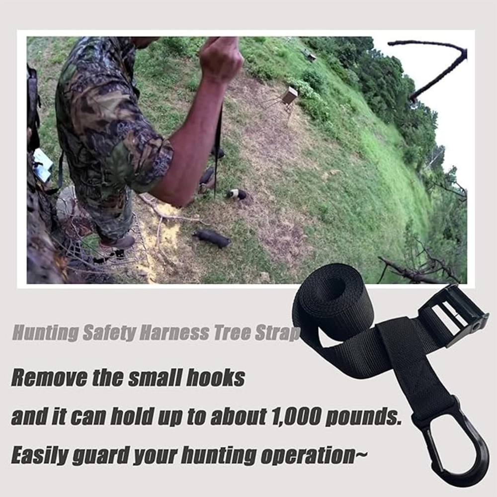 Hunting Safety Harness Tree Strap, Fall Protection Tree Stand Harness Strap, ...
