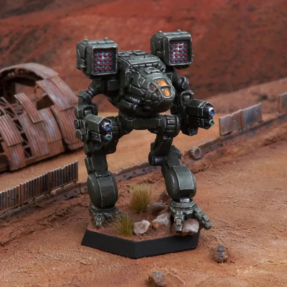 Painted BattleTech Miniature Timber Wolf Mech
