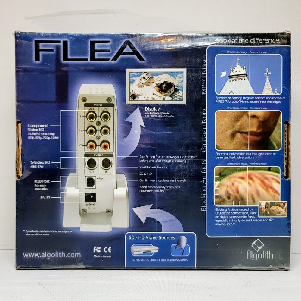 Algolith Flea Digital Video Enhancer - Compression Artifact Reducer PACKAGE WEAR