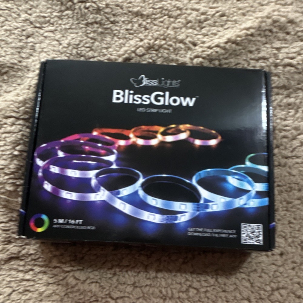BlissLights BlissGlow LED Light Strip 5m Multicolor App Control