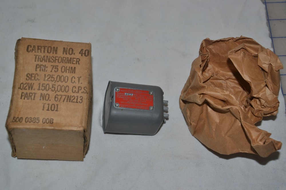 Collins 677N213 Microphone Ham Radio transformer