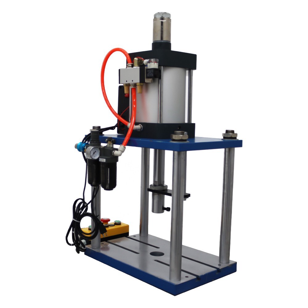 Pneumatic Punch Press Machine with Controller 110V 2866lbs Hand Switch 3.9-1.9in