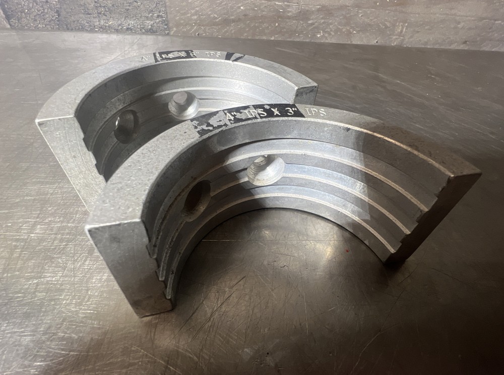 4” IPS X 3” IPS Fitting Insert Set Mcelroy Pipe Fusion. Used Surplus