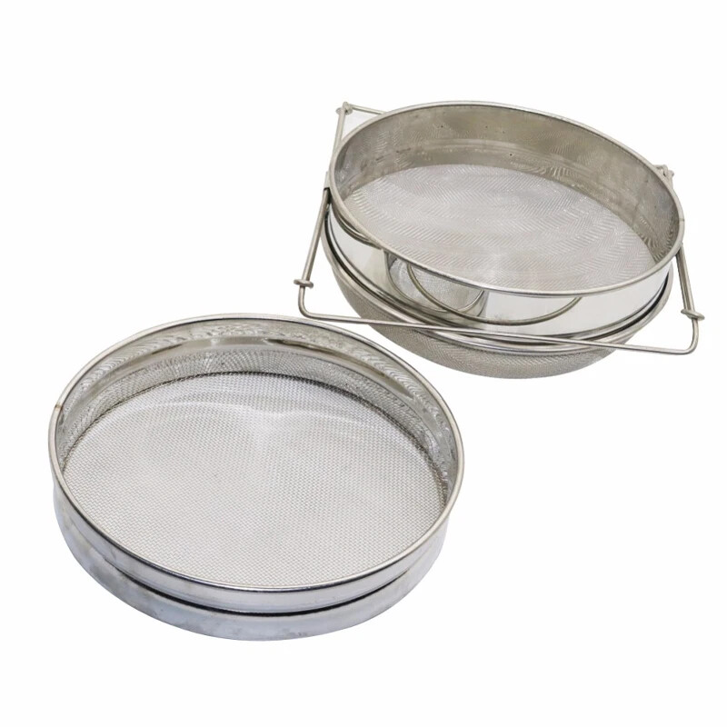 Honey Bee Strainer Stainless Steel Double Layer Honey Filter Settling Tank