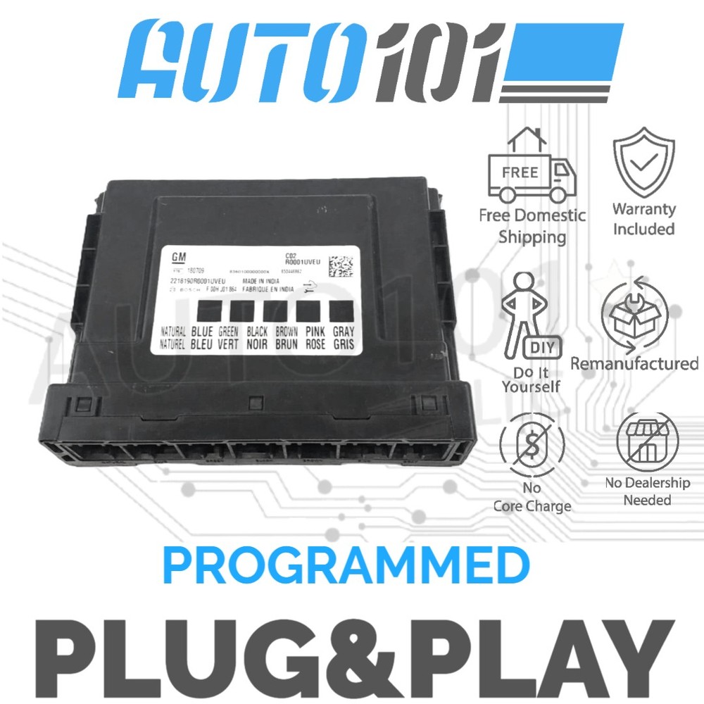 VIN Programmed 2010 Buick LaCrosse Body Control Module 13534179 GM