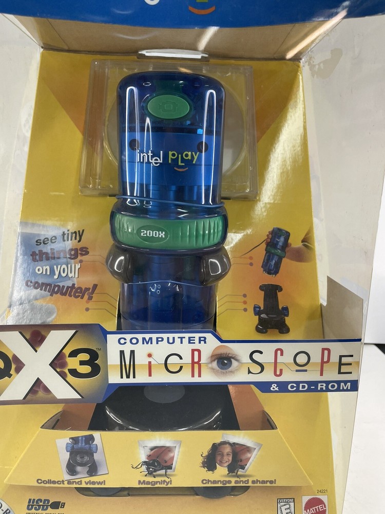 Intel Play QX3+ Computer Microscope NIB