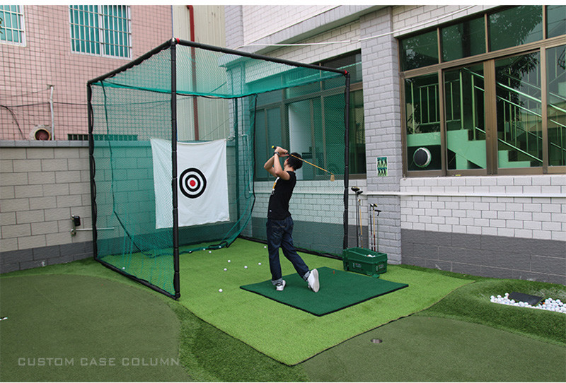9.8ft Cube Golf Hitting Driving Cage Practice Net Training Aid Golf Target