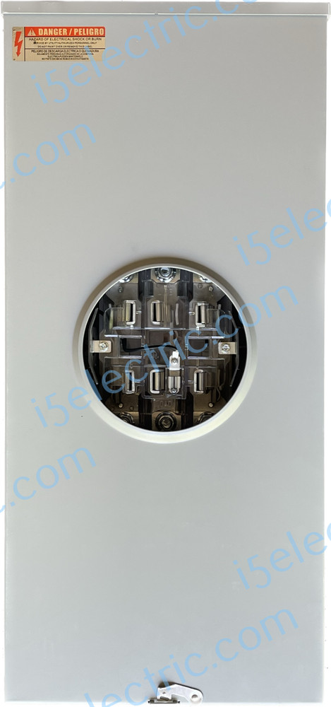 400 / 320 Amp Ringless Meter Base / Socket 3 Phase 4 Wire 7 Jaw OH/UG w/Lugs