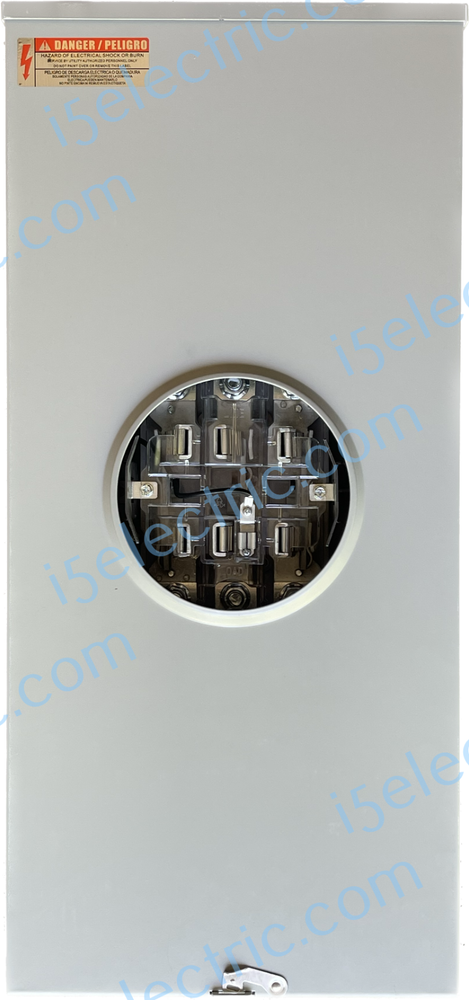 400 / 320 Amp Ringless Meter Base / Socket 3 Phase 4 Wire 7 Jaw OH/UG w/Lugs