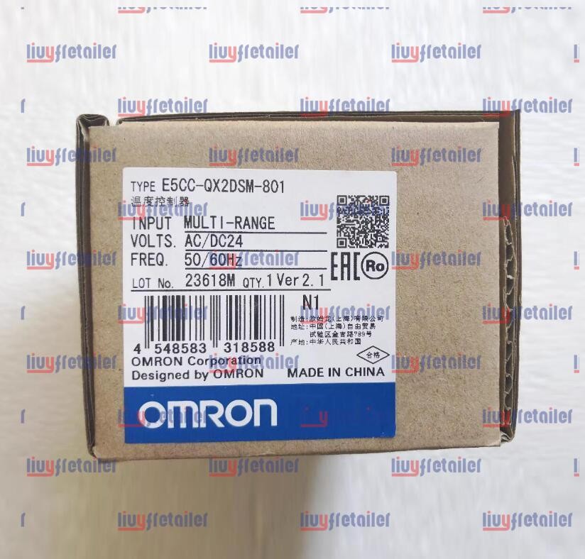 One New Omron E5CC-QX2DSM-801 temperature controller
