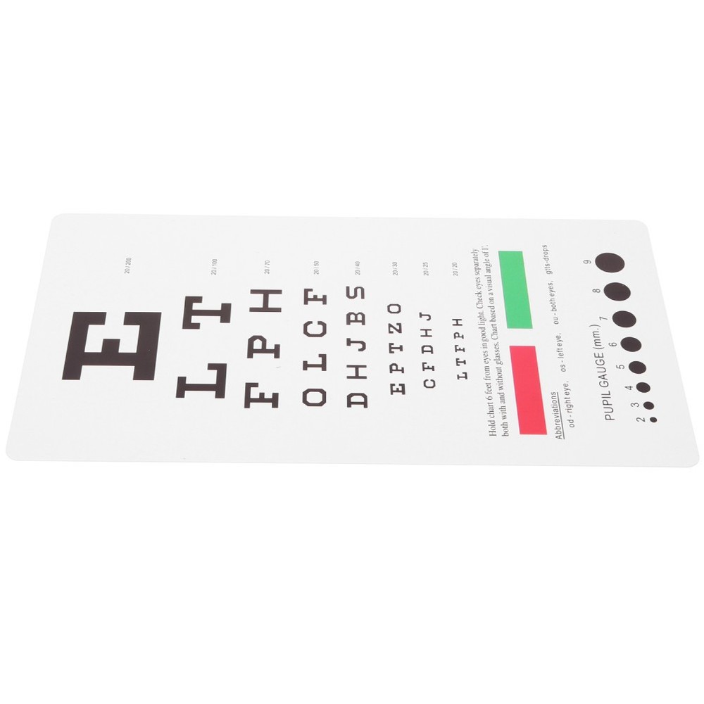 Vision Test Equipment Poster Optician Tools Visual Acuity