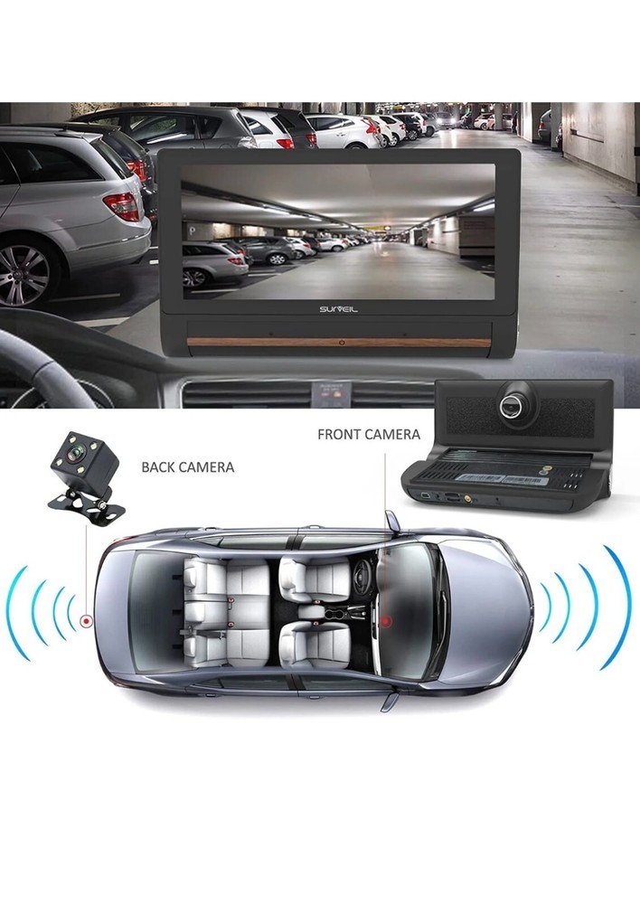 PYLE TOUCHSCREEN GPS DVR DASHCAM c
