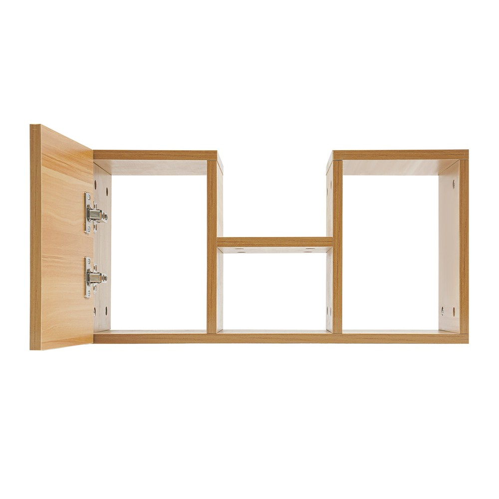 Wall Mounted Bookshelf Folding Space Saving Wall Mounted Table Laptop Desk