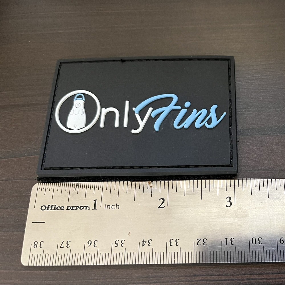 OnlyFins SCUBA Diving PVC Morale Patch, 3 Inch, Hook & Loop Attachment OnlyFans