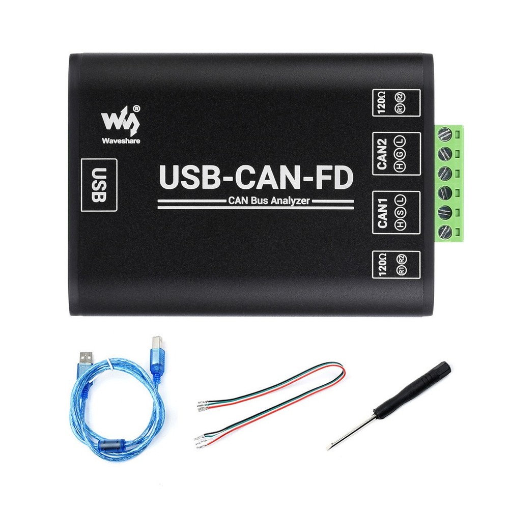 Waveshare Industrial Grade CAN/CAN FD Bus Data Analyzer USB To CAN FD Adapter