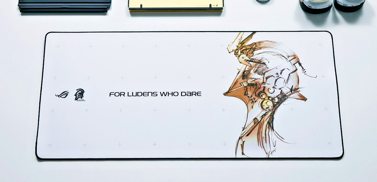 ASUS ROG x KOJIMA PRODUCTIONS Limited Ludens Edition Scabbard II Gaming Desk Pad